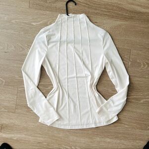 Elegant Cream Long Sleeve Top